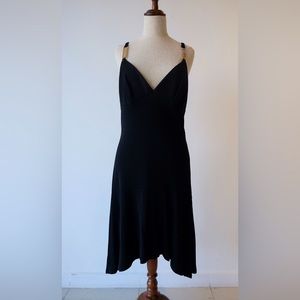 A.B.S by Allen Schwartz Black Sleeveless Short Dress Size L